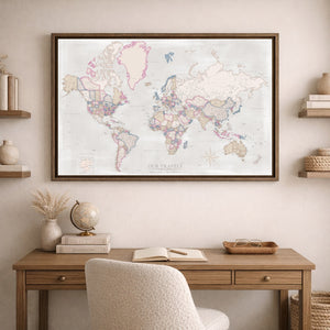 AUTO-MOCKUP ROOM | Celestial Horizon World Push Pin Map | family=Office | group=3x2