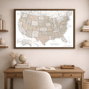AUTO-MOCKUP ROOM | Classic US Push Pin Map | family=Office | group=3x2