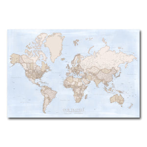 AUTO-MOCKUP WHITE | Deepwater & Dune World Push Pin Map | No Frame | group=3x2