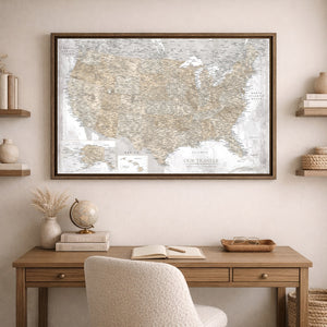 AUTO-MOCKUP ROOM | Driftwood US Push Pin Map | family=Office | group=3x2