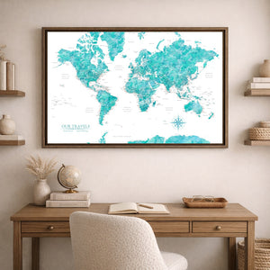 AUTO-MOCKUP ROOM | Evergreen World Push Pin Map | family=Office | group=3x2