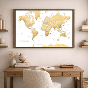 AUTO-MOCKUP ROOM | Gilded Dune World Push Pin Map | family=Office | group=3x2