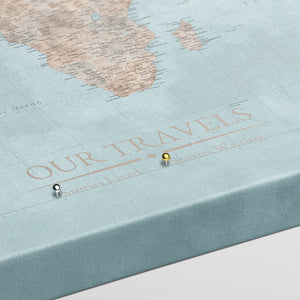 Harbor Dune World Push Pin Map