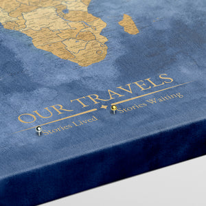 Imperial Coast World Push Pin Map