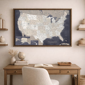 AUTO-MOCKUP ROOM | Navigator Navy US Push Pin Map | family=Office | group=3x2