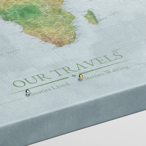 Navigator's Atlas World Push Pin Map