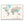 AUTO-MOCKUP WHITE | Rugged Coast World Push Pin Map | White Frame | group=3x2