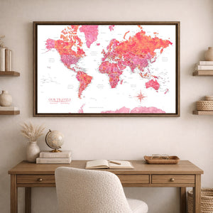 AUTO-MOCKUP ROOM | Sunset World Push Pin Map | family=Office | group=3x2