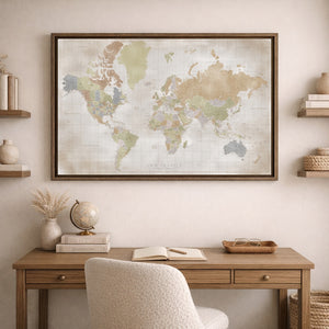 The Archivist World Push Pin Map