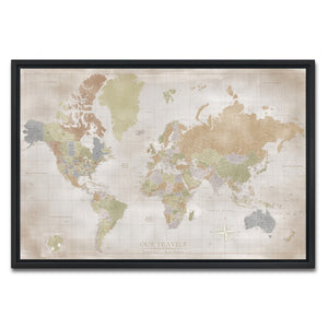 AUTO-MOCKUP WHITE | The Archivist World Push Pin | Black Frame | group=3x2